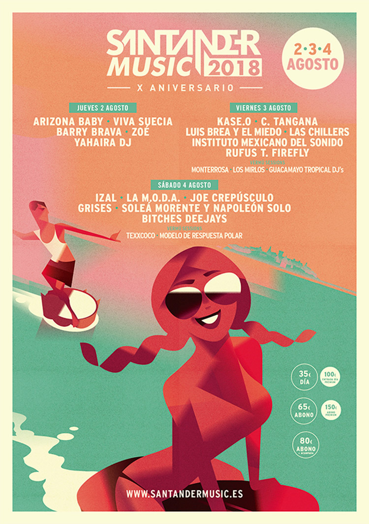 Santander Music 2018 (cartel)